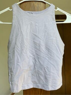 Old Navy Lavender High-Neck
Crop Tank Top